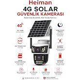 HM-850 2 Kameralı Solar PTZ 4G Sim Kartlı Kamera