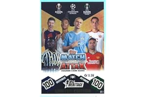 GENERIC Topps Match Attax 2023 2024 Heritage 100 Limited Edition Haaland Bellingham