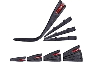 Lansian 4-Layer Unisex Height Hight Increase Shoe Insoles Lifts for Men Women Shoe Pad Lift Kit Air Cushion Heel Inserts 4 Layer (3.54" / 9cm)
