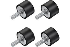 CSIRNTO Silent Block 4 Pezzi Silentblock Supporti in Gomma Antivibranti Silentblock Supporti Gomma Antivibrazione Assorbitore Ammortizzatori Bobine per Barche Pompa