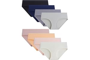 Adorel Braguitas Algodón Ropa Interior para Niñas Pack de 8