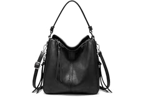Realer Women's Handbag Synthetic Leather Hobo Tote Large Shoulder Bag Fashion Shoulder Bags