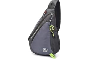 FANDARE Ligero Bolsos Cruzados Sling Bag Bolsa de Pecho Hombre Mujer Bolsa Deportiva de Hombro Bandoleras Cruzada Crossbody Rucksack para Colegio Viaje Ciclismo Hiking Camping Durable Poliéster
