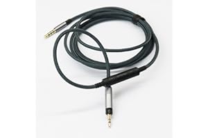 KetDirect Cable compatible with Sennheiser HD598, HD558, HD518, HD598 Cs, HD599, HD569, HD579 headphone, Audio cord remote volume mic fit Samsung Galaxy Sony Xiaomi Huawei Android phone