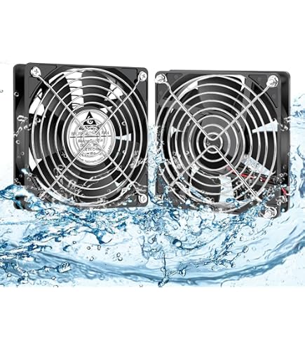 Akasa OTTO SC12 – 120 Mm IP68 Lüfter Wasser- & Staubdicht Mit PWM, Für Extreme Kühlung & Leisen Betrieb