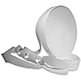 25mm Heavy Duty Webbing Belt Strap Upholstery Webbing Cotton Blend 1 Inch Webbing for Bag Straps Rucksack Backpacks Luggage Bag Strap Cargo Strapping Belts (White - 25mm - 3 Meters)