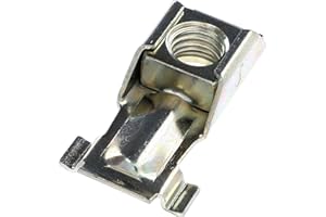 Restagraf - Écrou Cage Attelage - Compatible avec CITROËN C3 PICASSO, SAXO, PEUGEOT 106, 106 RESTYLÉ, 2008, 206, 206+, 207, 208, 208 / e-208 - Réf. 316, Argent