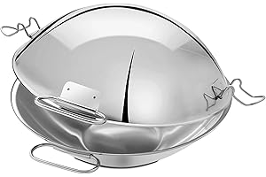 Artame ART32803 – Cataplana, Sauteuse, Wok - Tous Feux Dont Induction, INOX 18/10, Ø 30cm, Argent