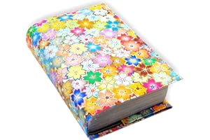 ANVAL Custodia per libro, regolabile, protezione per libri, impermeabile, adattabile a qualsiasi spessore, copertina a libro stampata - 4 diverse misure. (148, XL)