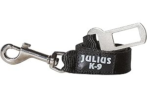 JULIUS K-9 Julius-K9 Adaptateur pour ceinture de sécurité de voiture pour chiens, Taille: 2, Noir