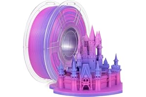 IEMAI High Speed Rainbow Filament, Fast Changing Color Rainbow PLA+ Filament 1.75mm Designed for High Speed 30-600mm/s, Fast Printing Speed PLA+ 3D Printing Filament, 1kg/Spool