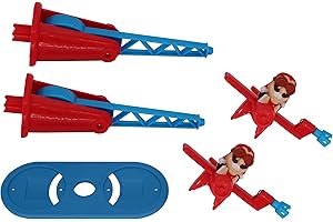 Drunken Louie Doppeldecker für Looping Louie Spielarm mit 2 Flugzeugen Tuning Edition 2020 (Adapterplatte + 2X Flieger, Türkis)