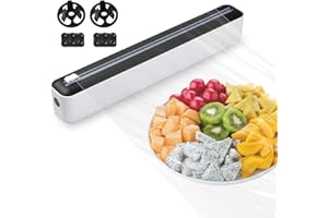 FHISKUNYU Haushalt Food-Wand Spender Bidirektionale Schneidklingen einfach schneiden starke Saugnäpfe komfortable Bedienung