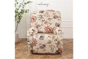 UYEOCO 4/6/8-Pezzi Copripoltrona Relax Reclinabile Universale, Copridivano Poltrona Relax Moderna Fodere Copripoltrona Reclinabile Elasticizzato Lavabile Rimovibile,Copertura per Poltrona Reclinabile ( Color
