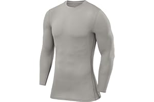 PowerLayer Niño Camiseta Compresión Termica - Manga Larga - Camisetas Termicas Cuello Corto