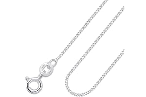 Amberta Halskedja i Äkta 925 Sterlingsilver för Kvinnor och Män