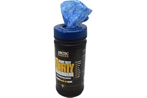 Arctic Hayes Dirty Scrubbers Multi-Purpose Double-Sided Cleaning Wipes for Trade, Industrial and Domestic Use. Tub of 80.