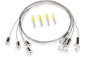 ‎OUBO OUBO Aufhängeset für LED Panel Befestigungsmaterial Montageset Schlinge Zubehörteil(Aufhängeset)
