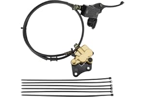 GOOFIT Front Disc Brake Master Cylinder Caliper Assembly Replacement for 50cc 70cc 90cc 110cc 125cc 150cc Dirt Bike Pit Bike