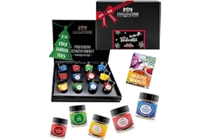 ‎HALLINGERS GENUSS MANUFAKTUR Hallingers Genuss Manufaktur Tee Geschenkset Weihnachten - 12 Sorten Premium loser Tee im Glas in edler Geschenkbox, vegan & glutenfrei, Tee Set "Frohe Weihnachten" Probierset, Geschenkidee für Frauen