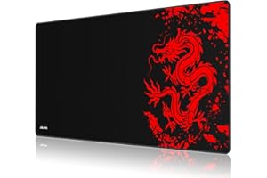 JIALONG Tappetino Mouse Gaming Grande Mouse Pad XXL (900x400x3mm) Confortevole, Tappetino per Mouse con Superficie in Stoffa Esclusiva, Precisione e Velocità Migliorate, Progettato per il Giocatore