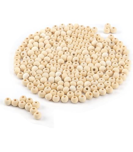 TOAOB 100 stuks Natuurlijke Houten Kralen Rode 14 mm Rond Losse Spacer Kralen voor doe-het-zelf Decoraties Sieraden Handwerk Maken