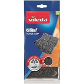Vileda Glitzi Power Pad Inox, Ekstra kaliteli, Pas tutmaz, Zorlu lekeleri s&ouml;ker, 2'li Paket