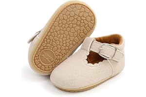 RVROVIC Baby Mädchen Mokassins Prinzessin Mary Jane Flache Kleider Schuhe Kleinkind Premium Leichte Weiche Sohle Krippe Schuhe
