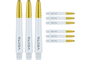 WINMAU Dart Shaft - Vecta Polycarbonate Dart Stems - 1 Set per pack (3 darts Shafts in total) - Professional Darts Accessories - Available in Short, Intermediate and Medium