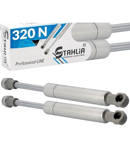 Produktbild von Gasdruckfeder RhedexX® Für Stabilus 3278KC – 0380N, 226 Mm Länge, 80 Mm Hub, Geschweißtes Gelenkauge