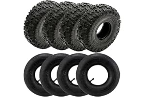 DCO 4 NEUMÁTICOS RUEDAS DE MINI QUAD MEDIDA 4.10-4" + 4 CAMARAS DE AIRE 4''