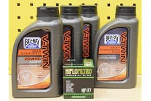 GZM Kit Set Service Tagliando Buell XB12 tutti i modelli kit cambio olio filtro olio Hiflo Bel Ray V-Twin Semi Sintetico 20w50