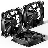 upHere gaming Ventole PC da 120mm ad Alto Rendimento - Design Standard per Vari Usi - Silenziose ed Efficienti (3 Pezzi) per