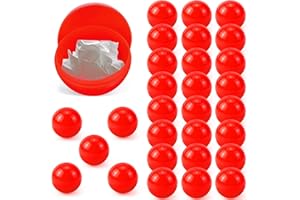 ‎SANOU Lotterie Kugeln Bälle zum Öffnen Plastikkugeln zum Befüllen 30 Stück Tombola-Bälle 3cm Lottobälle Spielball Lotterie-Hohlkugeln für Partygeschenke Gewinnspiel Festliche Bingo
