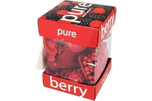 MEENA SUPPLIES Premium Gift Boxed Potpourri in Clear Display Case Home Fragrance Gift[Lt Red,13x9cm]