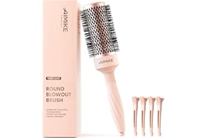 ‎AIMIKE AIMIKE Rundbürste zum Föhnen mit Ionischen Borsten - Große Haarbürste für Stylen, Locken und Glätten - Für Langes Haar und Mehr Volumen, 43mm