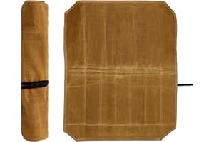 THIREI Sac à roulettes pour couteaux de cuisine, sac de rangement pour couteaux de cuisine, rouleau à couteaux avec 7 compartiments, sac à outils portable, sac pour couteaux de cuisine