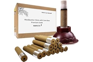 GLOBAL CARE MARKET Old Moxa Rolls for Moxibustion - 5 Years High Purity Moxa Sticks Rolls with Cone Base for Men and Women(70 Rolls Pack)
