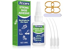ASTICERS Shoe Glue Sole Repair, Quick-drying, Waterproof, Transparent, Suitable for Repairing Worn Shoes, Boots, Leather, etc