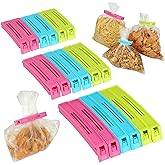 Success Stationery 36 Pcs Clips for Packet Sealing, Air Tight Packet Clips for Kitchen Use, Plastic Bag Sealer, Food Clip Sto