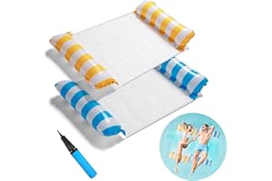 DOEPEBAE 2 Pack Water Hammock, Inflatable Pool Chair, Lilos and Inflatables Pool Chair Pool Inflatable Pool Noodle, Pool Inflatables for Adults in Summer Beach or Swimming Pool