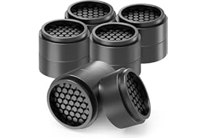 Ezprotekt 12er-Pack verstellbare runde Möbelerhöhungen für Betten, 2,5 cm stapelbare Möbelerhöhungen, Erhöht die Höhe um zusätzliche 2,5 cm, 5 cm oder 7,5 cm für Sofa, Bett, Tisch, Stuhl, robuste