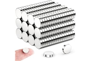 FINDMAG 50 Pcs 8 mm x 2 mm Strong Magnets, Small Magnets Strong, Fridge Magnet, Whiteboard Magnet, Magnetic Round for Whiteboard, Magnetic Tiny for Crafts, Photos, Tools, Arts, Hobbies, DIY