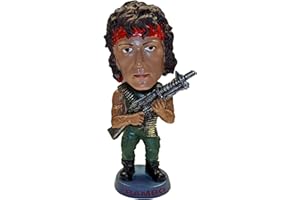 Fabbro Teresa Promotion Statuetta Rambo, Riproduzione in Resina, 100% Dipinto a Mano, Altezza 20 Centimetri GONGOLO