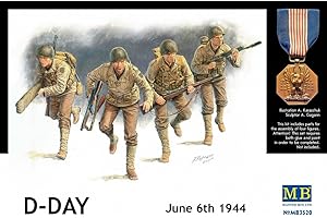 MASTER BOX Masterbox - Kit de Construction U.S. Rangers Normandy 1944" - Échelle 1/35 (Gris)