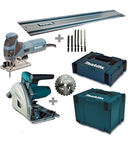 Scie circulaire plongeante 1300W 165mm - MAKITA - Avec MakPak, Sans rail - SP6000J : , vente en ligne SDB20188