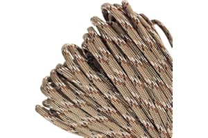 Paracord Planet Véritable paracorde de Type III de 550 LB – Cordon en Nylon de Couleurs Unies, Multicolores et réfléchissantes