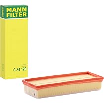 MANN-FILTER C 3034 Filtro Aria Auto - Dimensioni 294x251x48 Mm - Qualità Primo Equipaggiamento - Protezione Motore - 3
