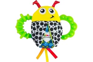 Lamaze - LC27078 - Grzechotka biedronka, zabawka dla niemowląt, zabawki dla dzieci