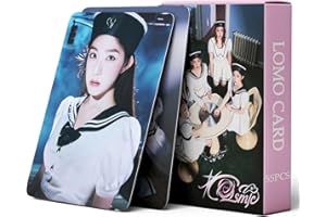 PYAJUU Red Velvet Photocards 55Pcs Red Velvet Cosmic Album Photocards Kpop Redvelvet Lomo Cards Gift for Fans Redvelvet Collection Cards